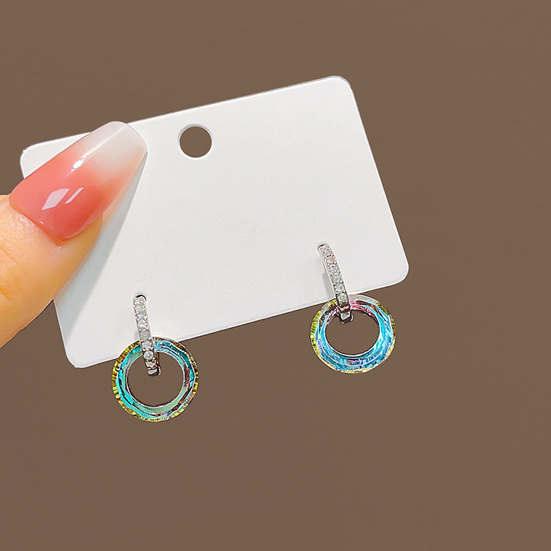 Wholesale Cross Irregular Butterfly Alloy Earrings